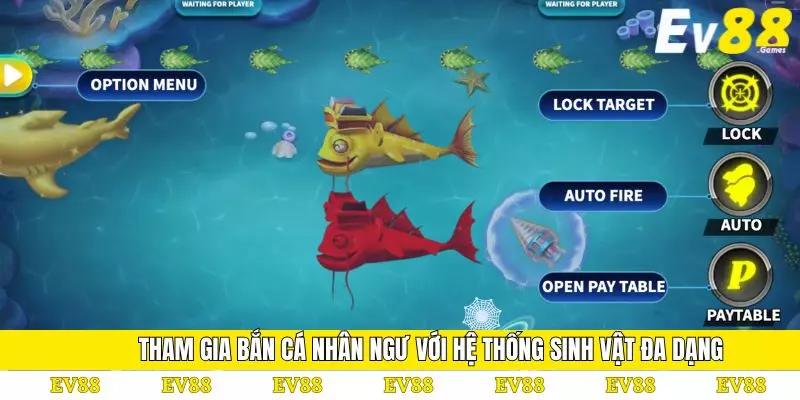 Bắn Cá Nhân Ngư – Khám Phá Trò Chơi Hấp Dẫn Tại Ev88 3 Tham gia bắn cá nhân ngư với hệ thống sinh vật đa dạng